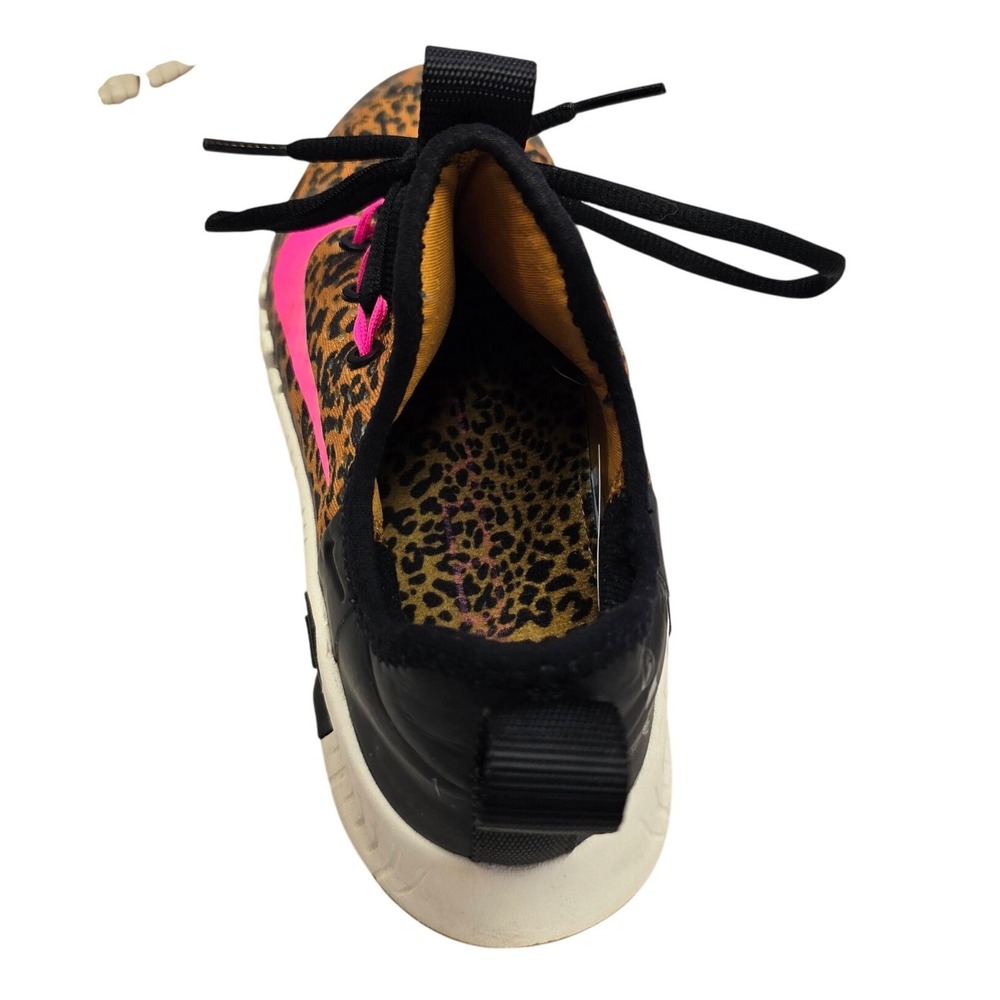 Nike Free Metcon 3 Leopard Print Training Shoes Pink Black Womens 6 - Picture 6 of 8